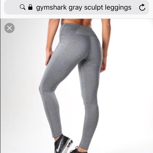 Gray Sculpt Gymshark Leggings 